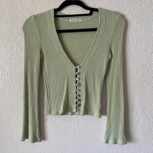 Reformation Gellar Knit Cardigan